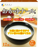 <div class='lum-box'><h4 class='fontColor_blue lum-font-size'>おかゆナール小包</h4></div><div class='lum-font-cnt'>●お湯で粉末を溶かすだけ。ミキサーを使わず手攪拌でお米の風味をしっかり感じられるプリン状のお粥の完成です。●在宅のご家族の負担軽減にもお勧めしたい一品。</div>