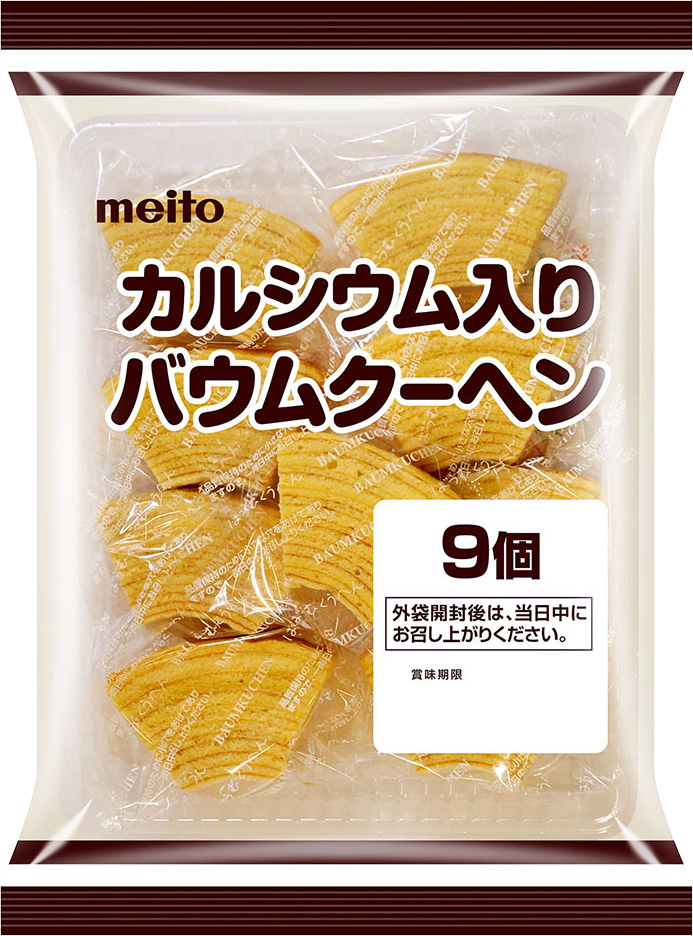 <div class='lum-box'><h4 class='fontColor_blue lum-font-size'>カルシウム入りバウムクーヘン</h4></div><div class='lum-font-cnt'>1食分にカルシウムが200ｍｇ（牛乳1本分）配合されたバウムクーヘン
牛乳が苦手な方でも簡単にカルシウム補給ができます</div>