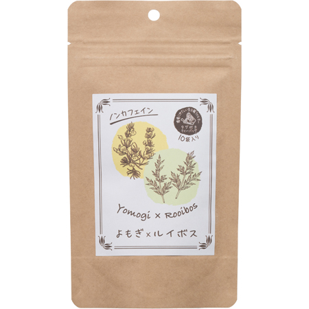 <div class='lum-box'><h4 class='fontColor_blue lum-font-size'>よもぎ×ルイボス茶</h4></div><div class='lum-font-cnt'>国産よもぎを80％使用し、ルイボスを20％配合した「よもぎ茶」です。爽やかな「よもぎ」の風味と優しい「ルイボス」の愛称がよく、リラックスタイムにおすすめです。</div>