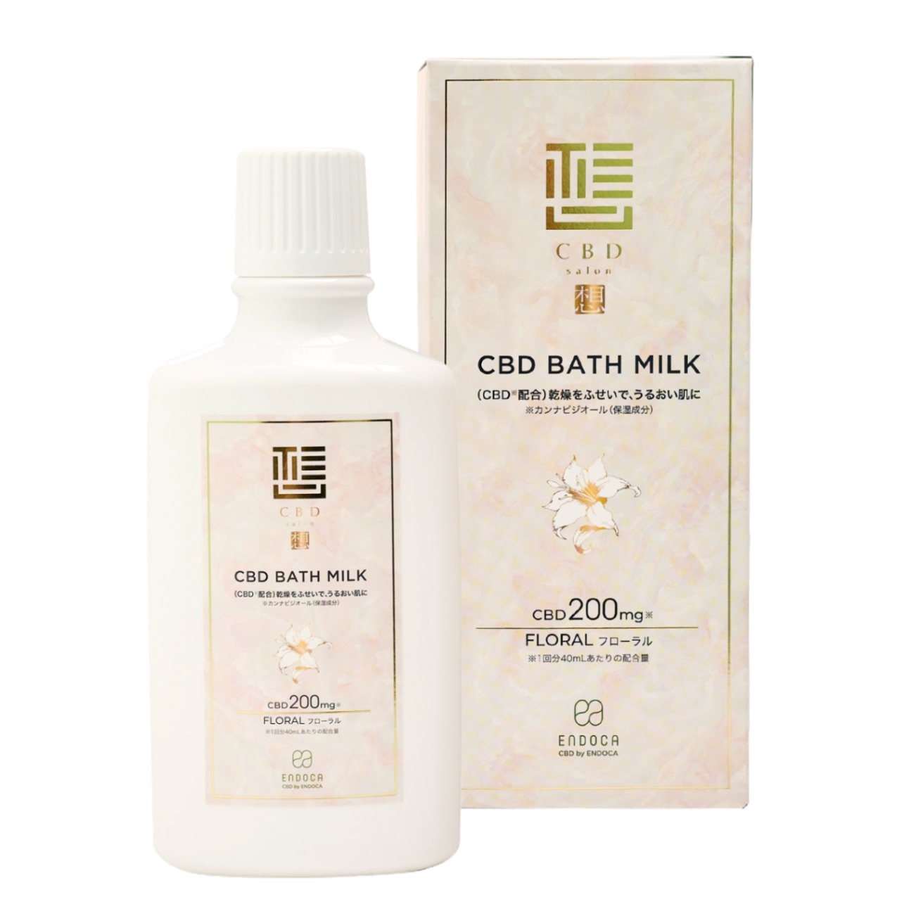 <div class='lum-box'><h4 class='fontColor_blue lum-font-size'>「CBD salon 想 Light」液体入浴料フローラル〈浴用化粧品〉480ml</h4></div>
