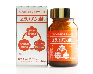 <div class='lum-box'><h4 class='fontColor_blue lum-font-size'>エラスチン華</h4></div><div class='lum-font-cnt'>エラスチン華は、コラーゲン・ヒアルロン酸と同時にエラスチンを摂取することで、しっかりとコラーゲン同士を結び付けます。使用しているエラスチン原料はブタ由来エラスチンでヒトエラスチンに極めて類似したアミノ酸組成を持っています。</div>