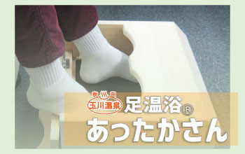 <div class='lum-box'><h4 class='fontColor_blue lum-font-size'>足温浴「あったかさん」コンパクトプレートタイプ</h4></div><div class='lum-font-cnt'>業務用　足温浴1人掛け　那智石タイプの姉妹品として販売しておりまして大好評です。（定価税別）那智石タイプ26万円に対してプレートタイプ21万円とお値段もコンパクト</div>