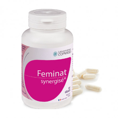 <div class='lum-box'><h4 class='fontColor_blue lum-font-size'>Feminat synergisé®（フェミナート・シナジセ）</h4></div><div class='lum-font-cnt'>女性の一生に必要な栄養を満たすために特別に処方されたサプリメント。
出産、妊娠、授乳、ホルモンバランスの乱れ（更年期、閉経）など、女性の人生の重要な段階をサポート。</div>