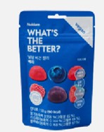 <div class='lum-box'><h4 class='fontColor_blue lum-font-size'>ベターグミ</h4></div><div class='lum-font-cnt'>動物由来の素材のゼラチンを一切使ってないグミ
柔らかく食べやすくより自然に近いグミ
3つの味が楽しめるグミ(イチゴ、ブルーベリー、ラズベリー）</div>