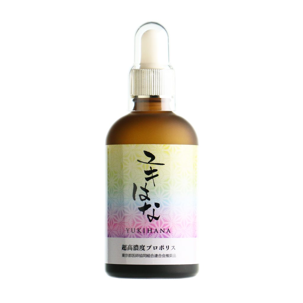 <div class='lum-box'><h4 class='fontColor_blue lum-font-size'>ユキはな100ml　5年熟成</h4></div><div class='lum-font-cnt'>「ユキはな」に使用される「プロポリスエキス」は大変貴重なプロポリスブロックを原塊とし、厳重な品質管理のもとで、抽出、長期間熟成されたプロポリスの逸品です。</div>