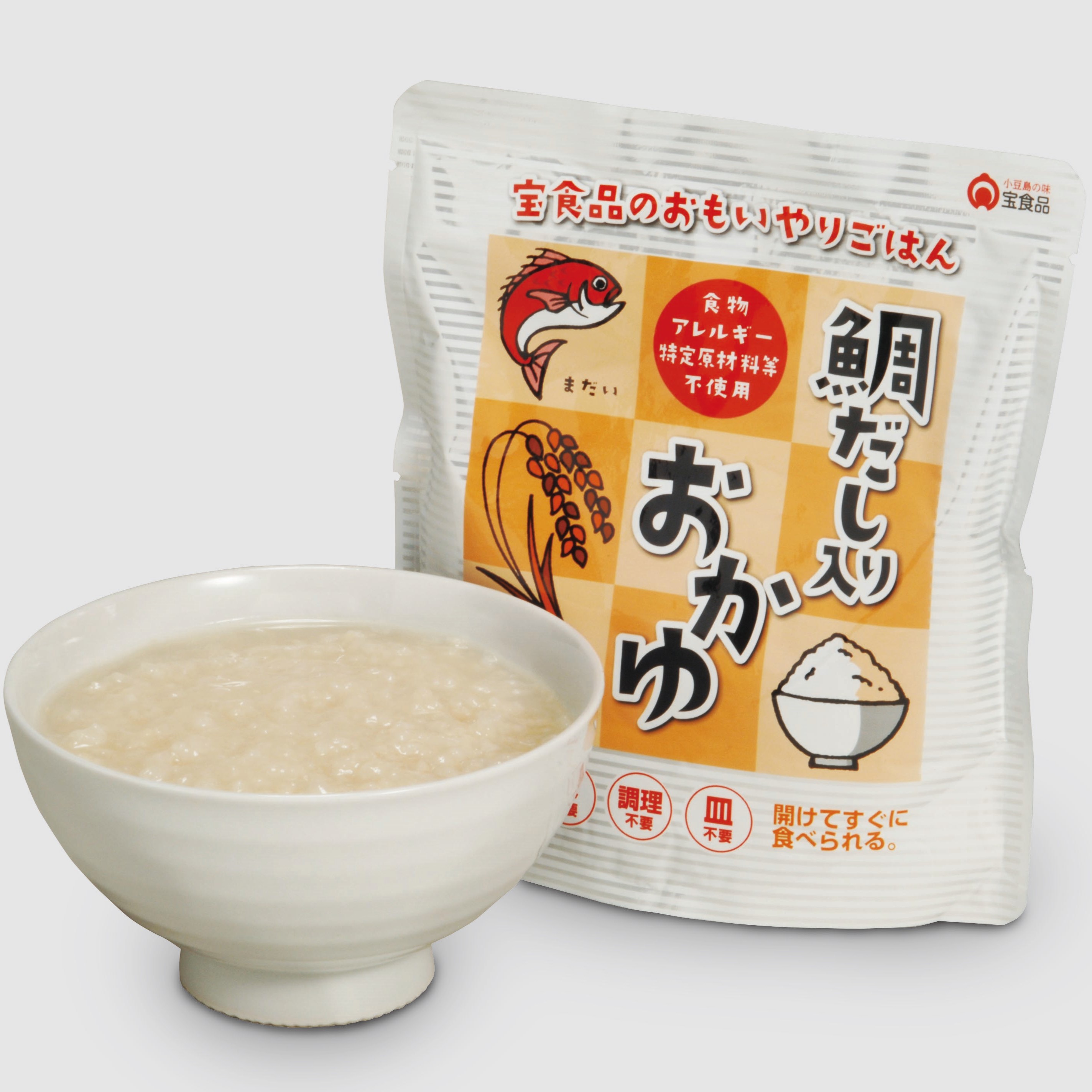 <div class='lum-box'><h4 class='fontColor_blue lum-font-size'>Sea bream flavored Porridge </h4></div><div class='lum-font-cnt'>It is a flavored porridge with the taste of sea bream, so you can enjoy it without any side dishes or seasoning.</div>