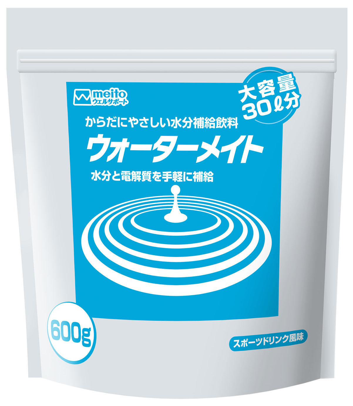 <div class='lum-box'><h4 class='fontColor_blue lum-font-size'>ウォーターメイト</h4></div><div class='lum-font-cnt'>塩分、糖分控えめの粉末タイプの水分補給飲料。コストを抑えたい病院、施設様で採用いただいています。</div>