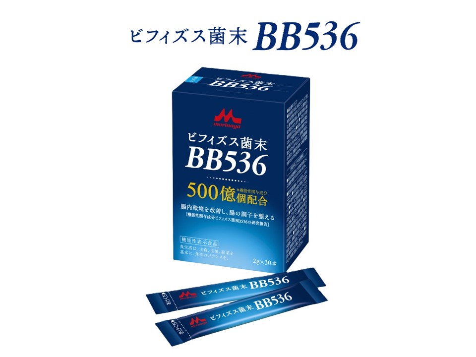 <div class='lum-box'><h4 class='fontColor_blue lum-font-size'>ビフィズス菌末BB536</h4></div><div class='lum-font-cnt'>【機能性表示食品】
腸内環境を改善し、腸の調子を整える機能が報告されたビフィズス菌BB536を500億個配合したプロバイオティクス食品</div>