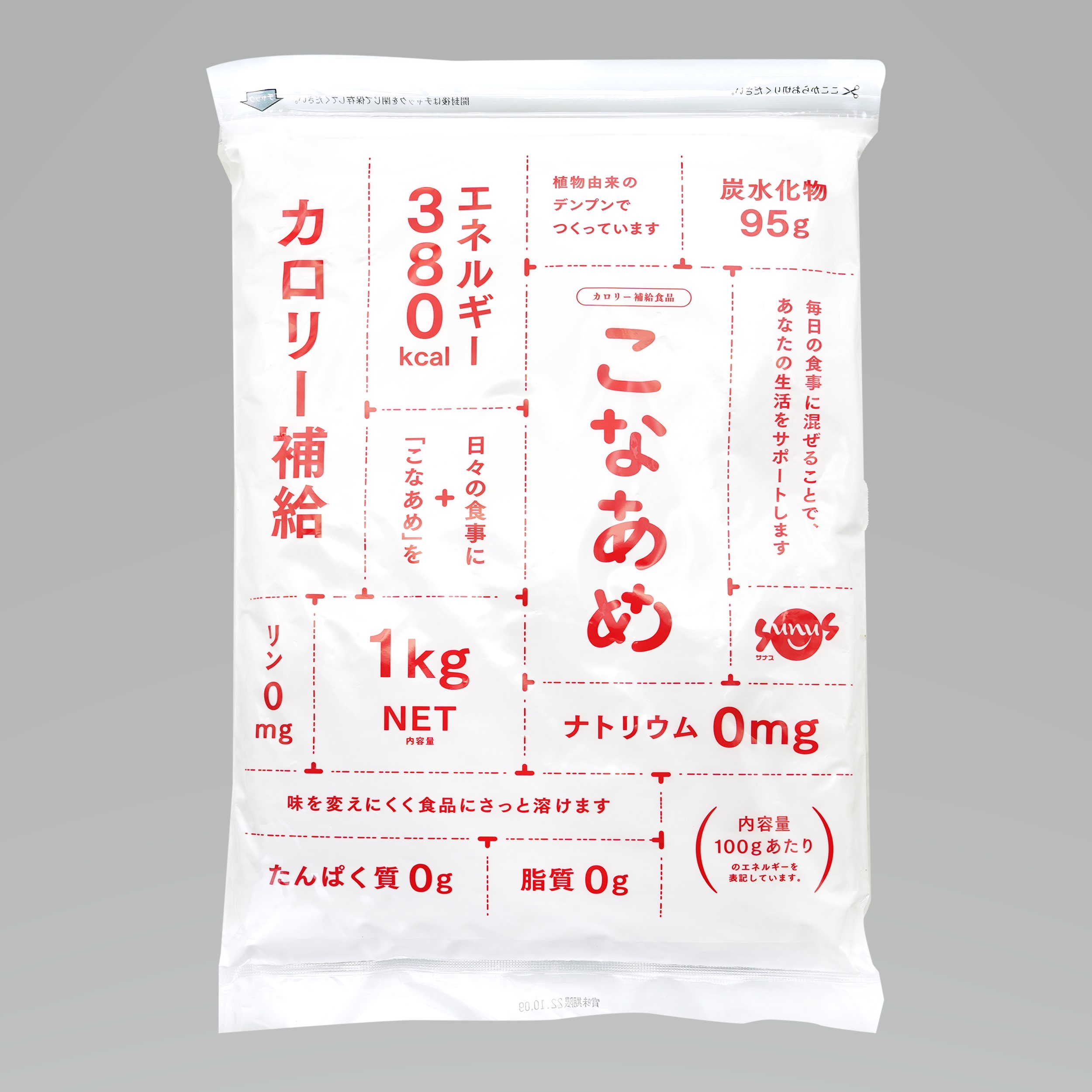 <div class='lum-box'><h4 class='fontColor_blue lum-font-size'>KONAAME</h4></div><div class='lum-font-cnt'>It is a nutritious supplement food. You can consume it by mixing with ordinary foods and drinks. It has less sweetness. It does not contain protein and Mineral, so people who are limited to an intake can also consume it.</div>