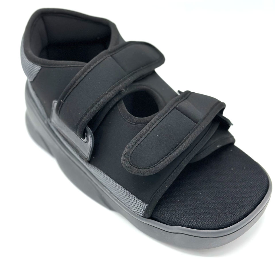 <div class='lum-box'><h4 class='fontColor_blue lum-font-size'>POST-OP / ABS24042</h4></div><div class='lum-font-cnt'>This post-operative shoe is specially designed to optimize healing while maintaining good balance. It features the Axis Balance Shoes insole, which improves balance and reduces the risk of falls. The insole is removable, and the shoe's rigidity can be adjusted thanks to a removable rigid element. Ideal for accommodating bandages and deformed feet, this model is also made from antimicrobial material for optimum hygiene.</div>