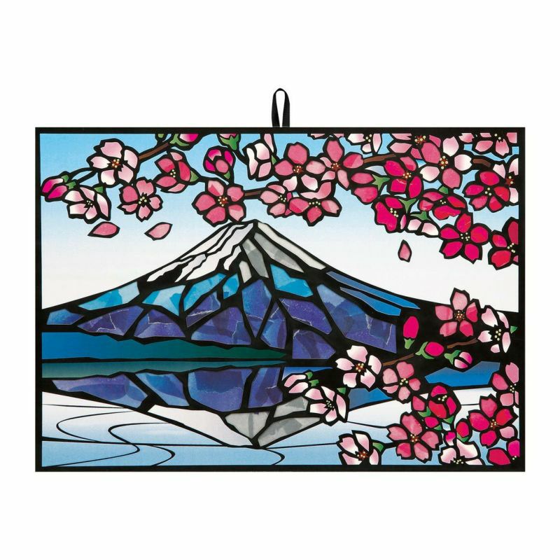 <div class='lum-box'><h4 class='fontColor_blue lum-font-size'>Torn Sticker Art - Inverted Mount Fuji and Cherry Blossoms</h4></div><div class='lum-font-cnt'>By tearing and pasting watercolor-style stickers, you can achieve a paper-cutting effect. The design can be customized depending on how you arrange the pieces.
[Japanese Landscape Series] This beautiful piece showcases a delicate cutout of Mount Fuji reflected on the lake, with cherry blossoms.</div>