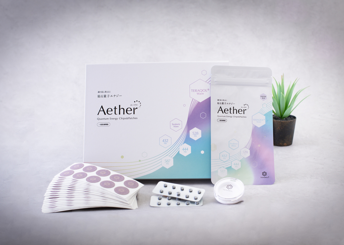 <div class='lum-box'><h4 class='fontColor_blue lum-font-size'>Medical equipment to be pasted "Aether"</h4>
         </div>
         <div class='lum-font-cnt'>This is a quantum energy product that relieves all kinds of pain with the double effect of a special chip and frequency, and resets and conditions the body with the bioresonance effect of frequency. It is effective for all types of pain, including stiff shoulders, stiff neck, lower back pain, headaches caused by stiffness, sciatica, frozen shoulders, stiff shoulders, elbow and knee pain, old painful injuries, and muscle pain.</div>
