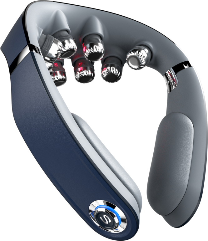 <div class='lum-box'><h4 class='fontColor_blue lum-font-size'>G7Pro-Fold Neck Refresher</h4>
         </div>
         <div class='lum-font-cnt'>With the fourfold combination of warmth, vibration, EMS, and LED therapy, our product effectively targets deeply rooted tension. Its lightweight and foldable compact design makes it easy to carry, allowing for stress-free use even while traveling or on business trips.

Experience an unparalleled feeling of relief and release—give it a try!</div>