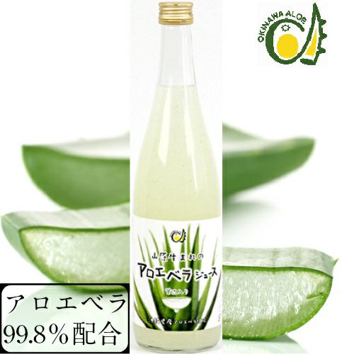 <div class='lum-box'><h4 class='fontColor_blue lum-font-size'>沖縄産アロエベラジュース720ml</h4></div><div class='lum-font-cnt'>アロエベラはアメリカやメキシコ、日本では沖縄で多く栽培されており、その大きな葉肉中のゲル質に約200種類の有効成分が含まれています。弊社では1枚1枚丁寧に皮を剥いで葉肉だけを使用した良質な県産アロエベラを飲料として販売しております。</div>