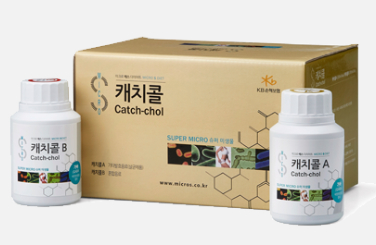 <div class='lum-box'><h4 class='fontColor_blue lum-font-size'>Catch-chol</h4>
         </div>
         <div class='lum-font-cnt'>This product discharges harmful substances, such as cholesterol, toxins, and fat in the intestines and circulatory system from your body and facilities intestinal function.</div>