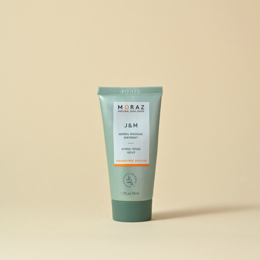 <div class='lum-box'><h4 class='fontColor_blue lum-font-size'>Moraz J&M – Herbal Massage Ointment</h4>
         </div>
         <div class='lum-font-cnt'>Gently massage into the desired areas for easy at-home body care.
Its texture, rich in five types of herbal extracts, supports relaxation during your self-care routine.
Perfect for use before and after work or after a bath!</div>