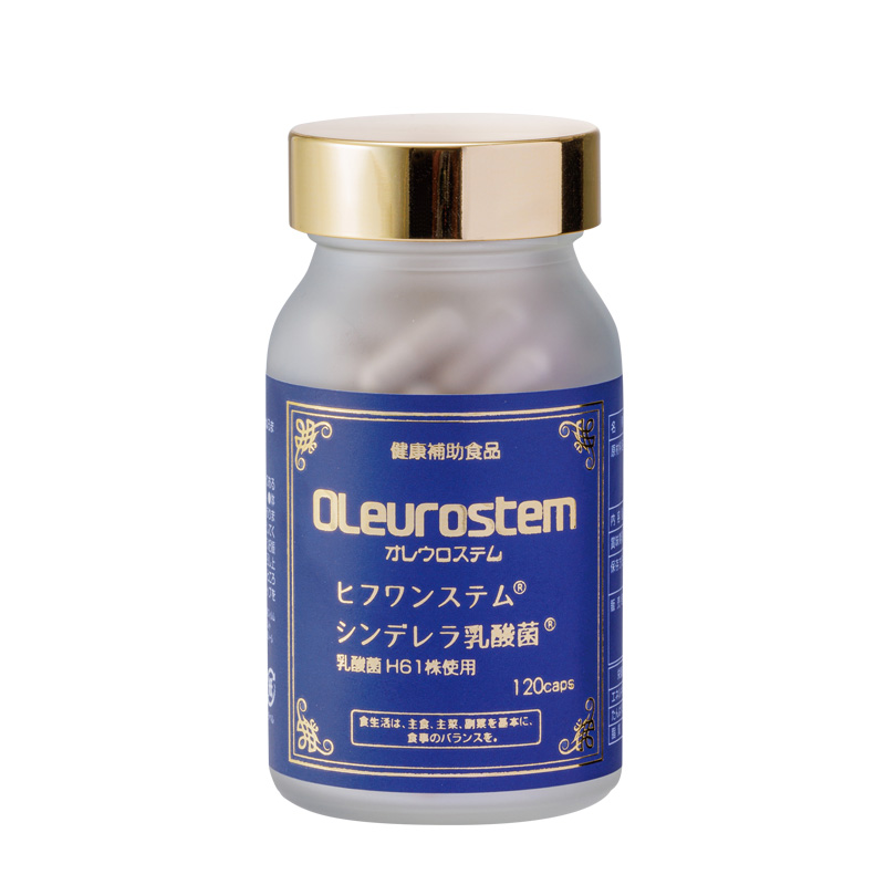<div class='lum-box'><h4 class='fontColor_blue lum-font-size'>オレウロステム</h4></div><div class='lum-font-cnt'>希少なアフリカ産のオリーブ葉を原料とした「ヒフワンステム🄬」を配合。特別な条件下で活性化する、幹細胞美容でも注目のタンパク「HIF-1」の働きに関わり、エイジングケアをサポートします。
また、エイジングケア乳酸菌としてさまざま作用が期待される「シンデレラ乳酸菌🄬」も配合しました。</div>
