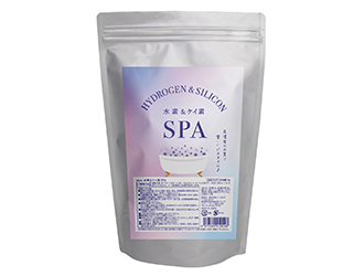 <div class='lum-box'><h4 class='fontColor_blue lum-font-size'>hydrogen & silicon SPA</h4></div>
        	 	<div class='lum-font-cnt'>Bath powder. Pour 200 liters of hot water maintained at 40 degrees, add 30 g of this hydrogen & silicon SPA, and stir well. The hydrogen concentration after 10 minutes was 1446 ppb. Measure the redox potential -400mV.
MADE IN JAPAN</div>