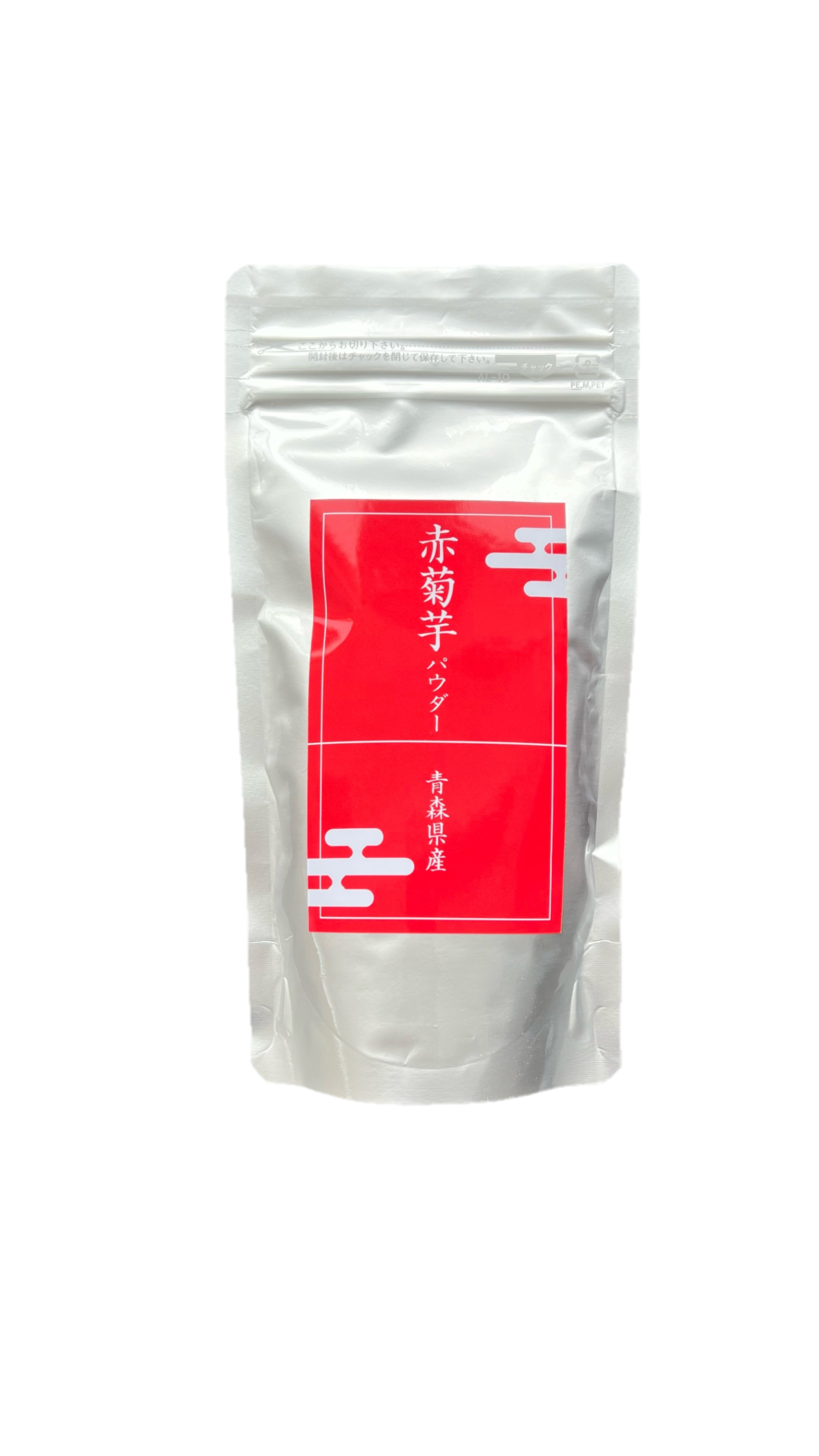 <div class='lum-box'><h4 class='fontColor_blue lum-font-size'>赤菊芋パウダー</h4></div><div class='lum-font-cnt'>青森県産の赤菊芋を、乾燥・製粉した商品です。20ミクロンまで製粉しておりますので、溶けやすい・飲みやすいが特徴です。
HACCP認証を受けております。</div>