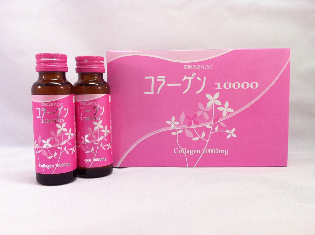 <div class='lum-box'><h4 class='fontColor_blue lum-font-size'>collagen 10000</h4></div>
        		 <div class='lum-font-cnt'>A beauty drink containing a luxurious 10,000mg of fish collagen. It uses low-molecular fish collagen that is highly absorbable, making it easy and delicious to ingest collagen that tends to be lacking. In addition to collagen, it also contains hyaluronic acid and elastin. Supports beauty.</div>