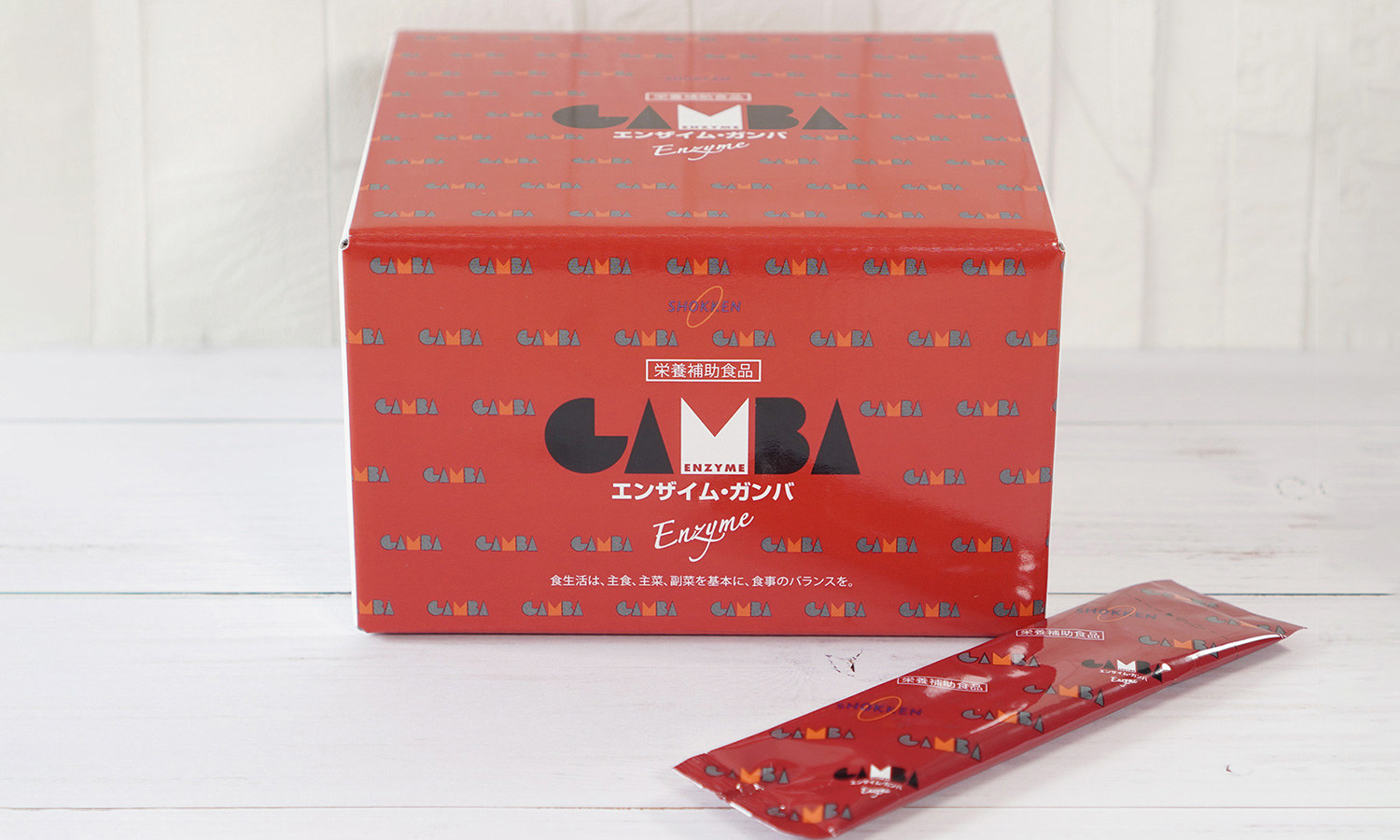 <div class='lum-box'><h4 class='fontColor_blue lum-font-size'>Enzyme Gamba</h4></div>
        		 <div class='lum-font-cnt'>Enzyme Gamba contains all 20 essential and non-essential amino acids.
Recommended for those with weak stomachs.
Brown rice and superfoods (quinoa, amaranth, black sesame, etc.) are cooked at high temperatures and pressures in our own GMP certified factory. More than 90% of ingredients are fermented and decomposed in a way that suits the characteristics of the raw materials. Since it is a fermented food, it is efficiently digested and absorbed without relying on digestive enzymes in the body.</div>