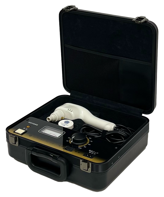 <div class='lum-box'><h4 class='fontColor_blue lum-font-size'>Shin Atsu Shin AC-510</h4></div>
        		<div class='lum-font-cnt'>What is ShinAtsushin? It is a home-use massage device that has been certified as a controlled medical device. By combining the effects of acupressure and acupuncture with the effects of vertical vibrations that reach deep into the body, it has the effect of relieving pain and stiffness in the neck, shoulders, lower back, knees, etc., allowing you to easily perform self-care at home.</div>