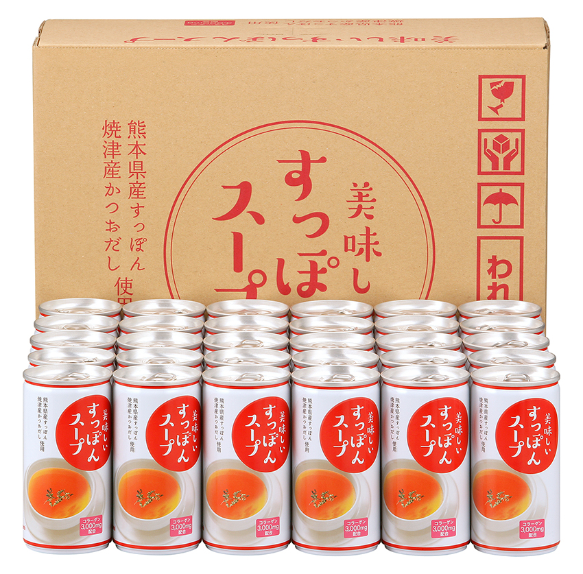 <div class='lum-box'><h4 class='fontColor_blue lum-font-size'>美味しいすっぽんスープ</h4></div><div class='lum-font-cnt'>キレイのひみつ・美味しく食べるコラーゲン。
美容にうれしいコラーゲンをたっぷり3,000mg配合。焼津産のかつおだしを使用して、コクと香りをアップし風味豊かに仕上げました。

</div>