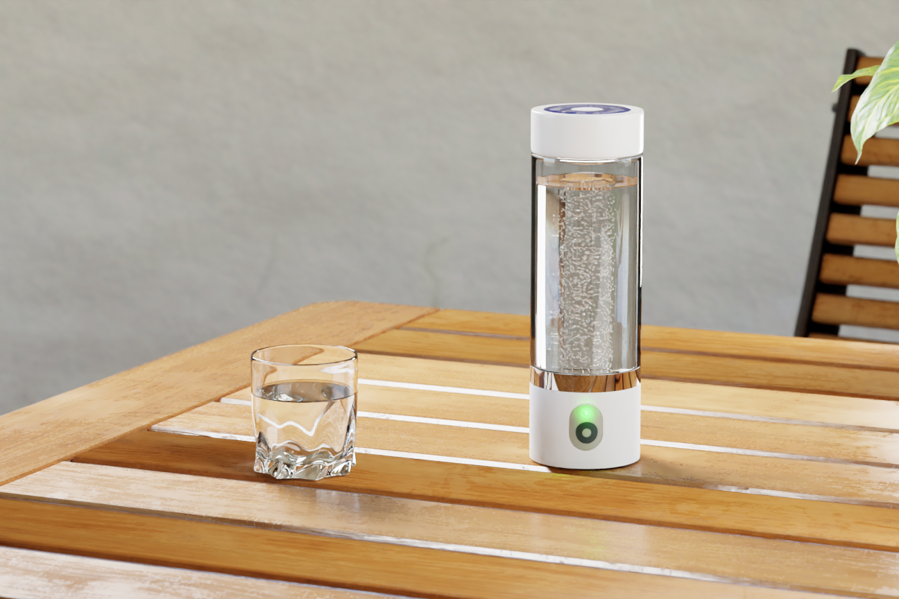 <div class='lum-box'><h4 class='fontColor_blue lum-font-size'>充電式高濃度水素水生成器「MyShintousuiBottle-Q」</h4></div><div class='lum-font-cnt'>3分30秒で溶存水素濃度1200ppb以上の水素水を生成できる持運びに便利な充電式水素水生成器。
2015年発売の大人気製品が2023年8月に性能はそのままに、よりコンパクトにリニューアルしました。</div>