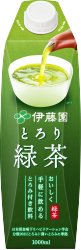 <div class='lum-box'><h4 class='fontColor_blue lum-font-size'>紙パック　とろり緑茶1L　屋根型キャップ付</h4></div><div class='lum-font-cnt'>注ぐだけですぐ飲める、おいしいとろみ付き緑茶飲料。カフェイン少なめ。
日本摂食嚥下ﾘﾊﾋﾞﾘﾃｰｼｮﾝ学会分類2021（とろみ）薄いとろみに準拠しています。</div>