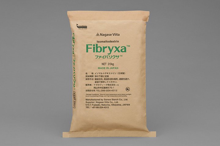 <div class='lum-box'><h4 class='fontColor_blue lum-font-size'>ファイバリクサ®</h4></div><div class='lum-font-cnt'>水溶性食物繊維ファイバリクサ®は、食品の色や味を変えずに、繊維不足を解消する機能性素材です。</div>