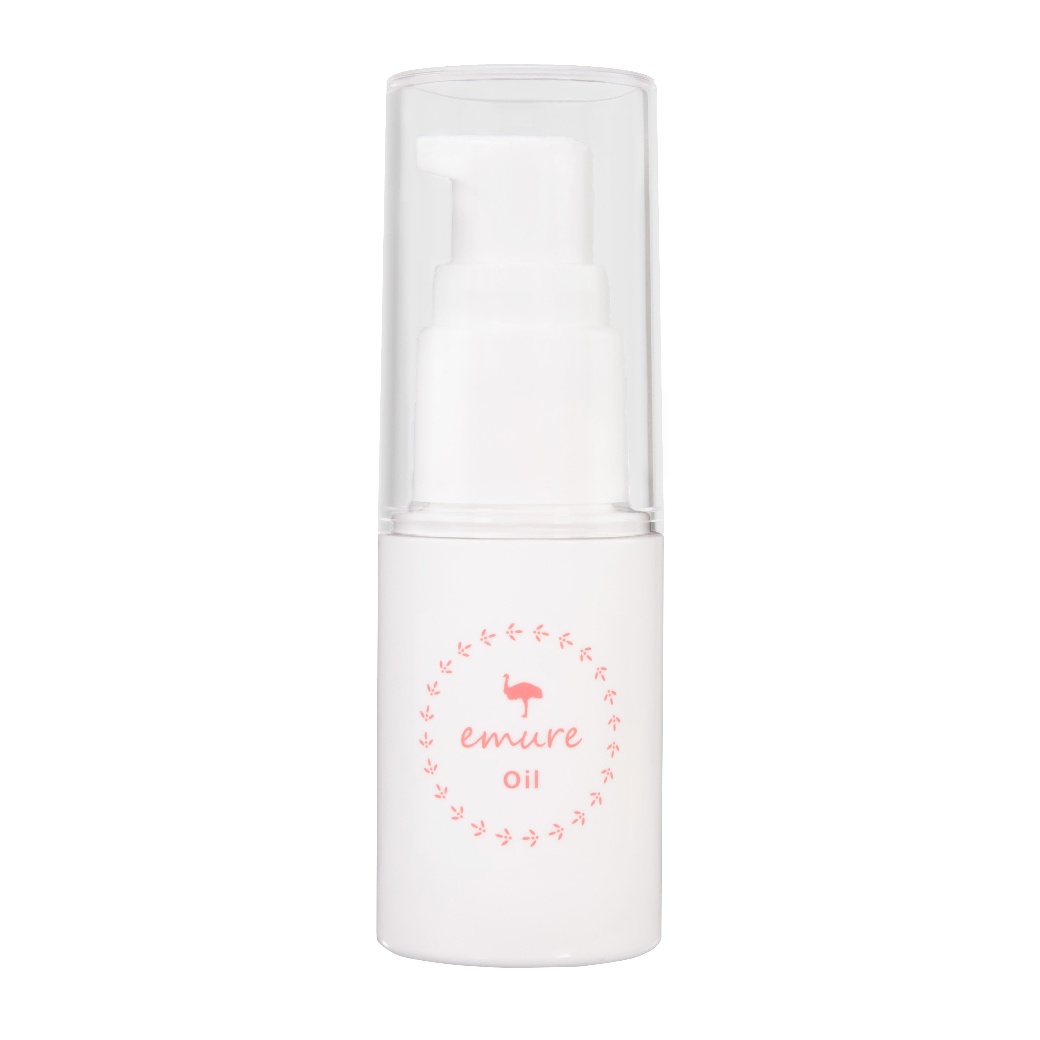 <div class='lum-box'><h4 class='fontColor_blue lum-font-size'>emureオイル</h4></div><div class='lum-font-cnt'>エミューオイルを使ったスキンケアオイル（30ml、香料・着色料無添加）
一滴でよく伸びるスキンケアオイル。人の皮脂と組成が近いため、オイルなのにスゥーとなじんでべたつかずさらっとした使用感。</div>