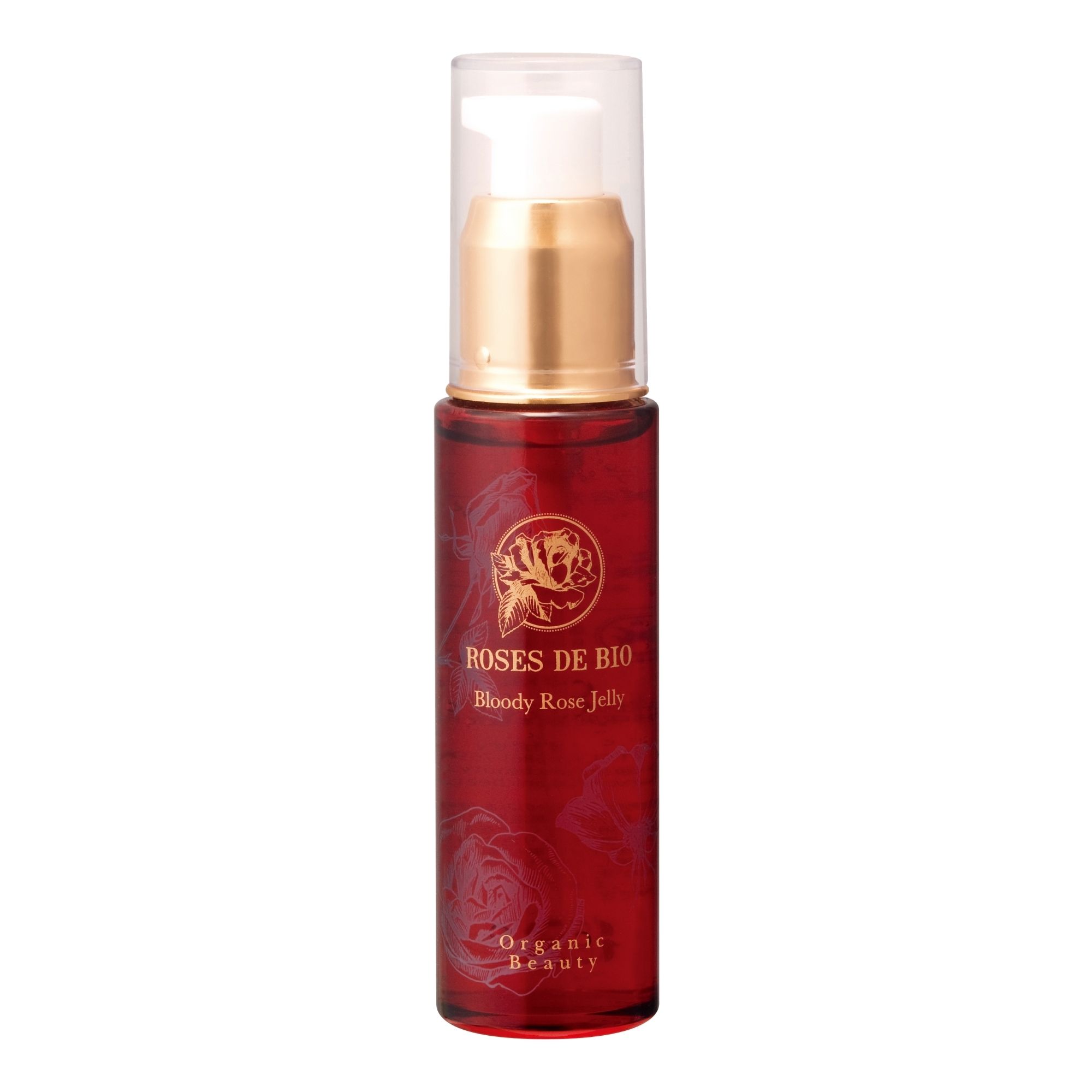 <div class='lum-box'><h4 class='fontColor_blue lum-font-size'>Bloody Rose Jelly</h4>
         </div>
         <div class='lum-font-cnt'>A high-performance all-in-one jelly formulated exclusively with beauty ingredients such as red rose, dragon’s blood, and jellyfish collagen. It penetrates deep into the stratum corneum, leaving skin plump, hydrated, and firm. With morning and evening use, your skin stays supple throughout the day and into the next morning. This single product completes care from lotion to makeup base, and can also be used for eye and lip care—Rose de Bio’s No.1 best-selling item.</div>