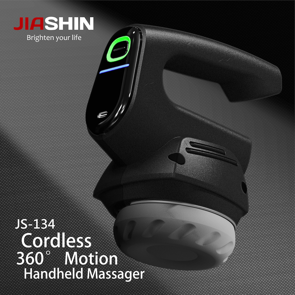 <div class='lum-box'><h4 class='fontColor_blue lum-font-size'>JS-134 Cordless handheld massager</h4>
         </div>
         <div class='lum-font-cnt'>The JS-134 wireless mini massager is lightweight and portable, powered by a strong yet quiet brushless motor. With adjustable intensity levels and a patented anti-hair-entanglement design, it delivers safe, deep relaxation anytime, anywhere.</div>