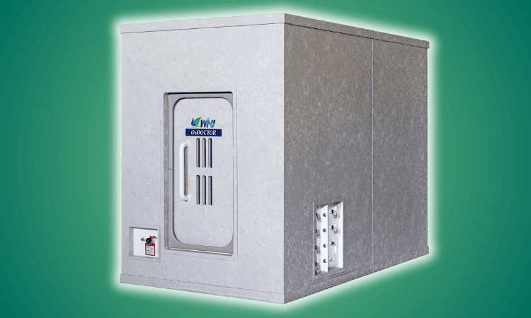 <div class='lum-box'><h4 class='fontColor_blue lum-font-size'>O2DOCTOR Dome type</h4></div>
        	 	<div class='lum-font-cnt'>O2DOCTOR High-Pressure Oxygen Dome is a large, room-style oxygen capsule that accommodates large LCD TVs, air conditioners, desks, massage chairs, and even training equipment.

Its modular design allows installation in locations with narrow entryways, and additional units can be added to expand the space and increase simultaneous users.</div>