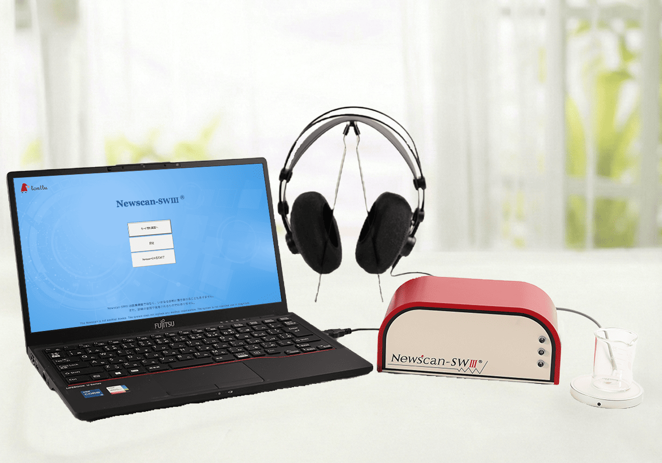 <div class='lum-box'><h4 class='fontColor_blue lum-font-size'>Newscan®</h4></div>
        	 	<div class='lum-font-cnt'>Newscan® was developed by a Russian scientist using highly original theories and technology to visualize the state of balance between the mind and body. It is a health device that checks the balance of the mind and body by combining advanced technology and traditional medicine, and widely incorporates ideas from Ayurveda and Oriental medicine.</div>