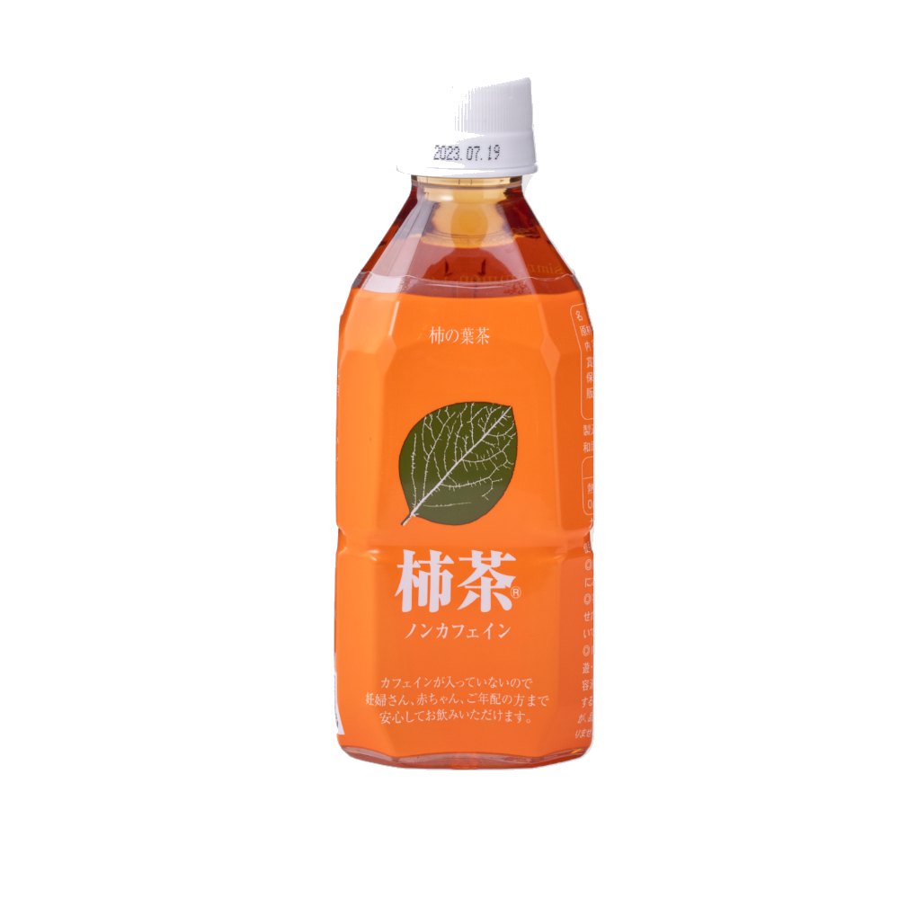 <div class='lum-box'><h4 class='fontColor_blue lum-font-size'>Persimmon Leaf Tea – 350ml Bottled Drink</h4></div>
        	 	<div class='lum-font-cnt'>Persimmon leaf tea in a convenient 350ml bottle. This caffeine-free, additive-free health tea is smooth, easy to drink, and rich in vitamins and polyphenols. Made with mild, high-quality natural spring water from the foothills of Mount Koya.</div>