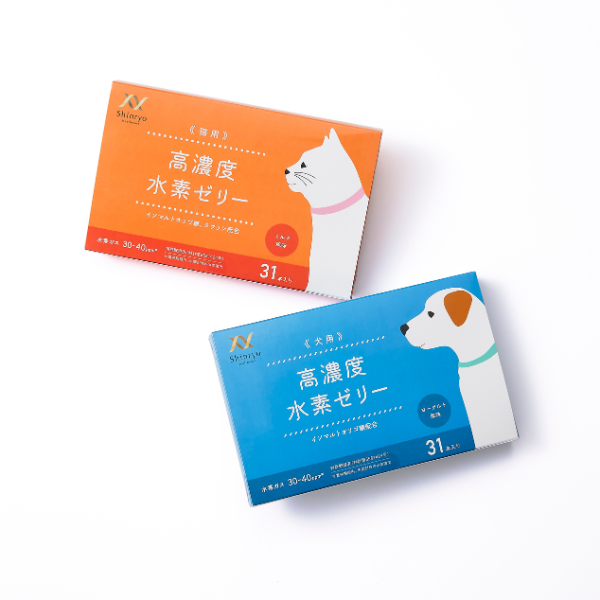 <div class='lum-box'><h4 class='fontColor_blue lum-font-size'>高濃度水素ゼリー　犬用</h4></div><div class='lum-font-cnt'>特許技術でたっぷりの水素を閉じ込めた、水素を食べるゼリー型サプリメント「高濃度水素ゼリー」のペット用。ゼリー1本に含まれる水素は水素水500ml分です。容器や食べるシーンを選ばず、量を調節しながら、たっぷりの水素をわんちゃんに与えられます。卸のほか、オリジナル処方のご用命も承ります。
</div>