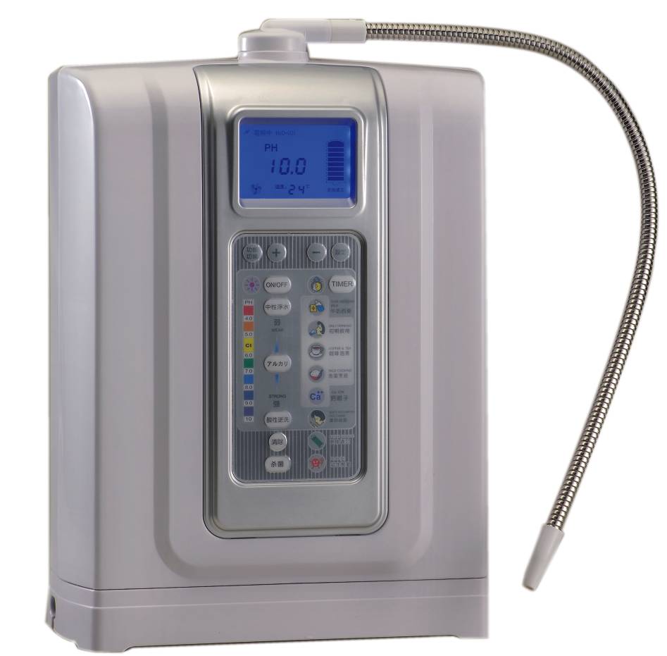 <div class='lum-box'><h4 class='fontColor_blue lum-font-size'>Countertop hydrogen water purifier</h4></div>
        		 <div class='lum-font-cnt'>The Senkawa electrolyzer uses two titanium-platinum ceramic magnets sandwiched between a self-developed PEM membrane to separate the hydrogen and oxygen chambers. During water electrolysis, hydrogen and oxygen molecules are generated. Oxygen is discharged through the vent of the oxygen chamber, while hydrogen (H2) is discharged through the high-soluble hydrogen water chamber to produce hydrogen water. At the same time, the negative potential of the water is lowered and the pH value is increased.</div>