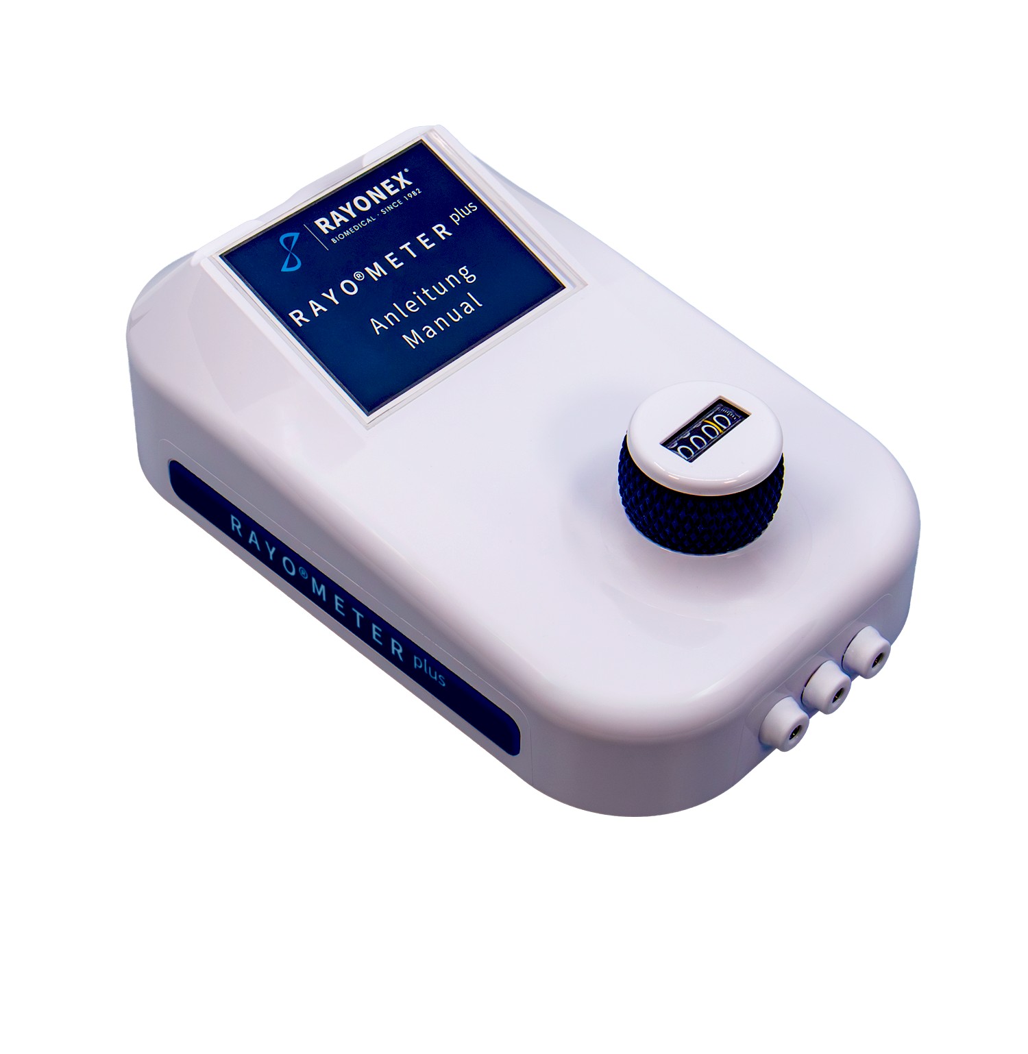 <div class='lum-box'><h4 class='fontColor_blue lum-font-size'>Rayometer plus</h4></div>
        		 <div class='lum-font-cnt'>Set the frequency value to detect energetic blockages and release them. No power source is required, making it usable even in emergencies.</div>