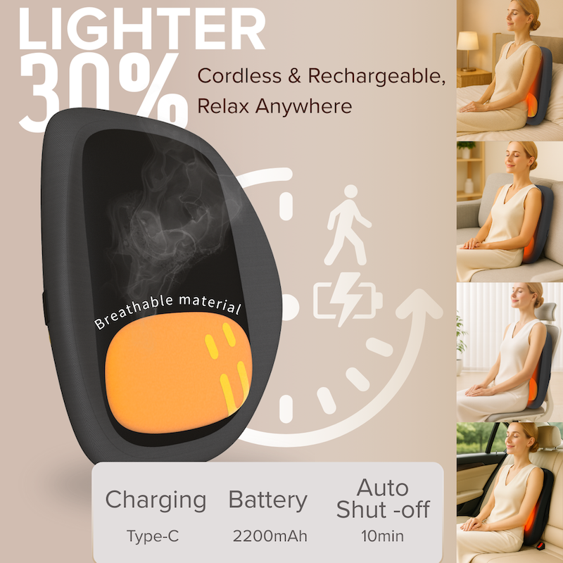 <div class='lum-box'><h4 class='fontColor_blue lum-font-size'>JS-626 back  walking heated massage cushion</h4></div>
        		 <div class='lum-font-cnt'>JS-626 Walking Heated Massage Cushion simulates hand massage, soothes back fatigue with warmth, and lets you enjoy relaxation anytime.</div>