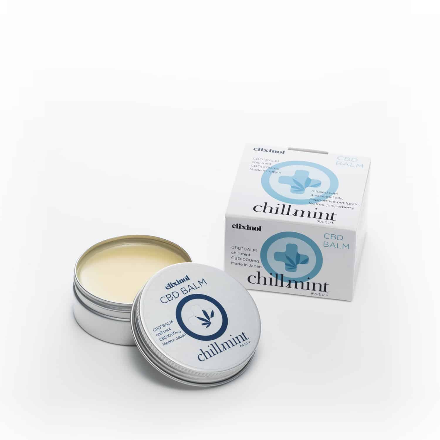 <div class='lum-box'><h4 class='fontColor_blue lum-font-size'>elixinol CBD Balm < chillmint ></h4></div>
        		 <div class='lum-font-cnt'>This is a full-body CBD balm luxuriously formulated with conditioning ingredients.
Infused with CBD and arnica extract, it is ideal not only for body maintenance after sports, but also for massaging into areas of concern such as joints to help relax and loosen the body.
It is popular for its refreshing, cool, and invigorating scent.</div>