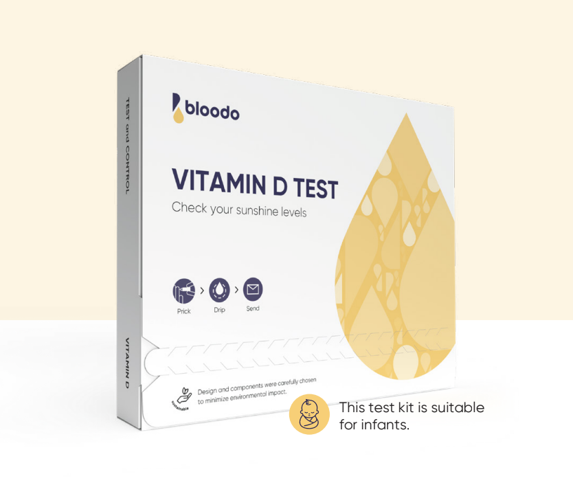 <div class='lum-box'><h4 class='fontColor_blue lum-font-size'>Vitamin D Test Kit (Dried Blood Spot)</h4></div>
        		 <div class='lum-font-cnt'>This at-home test measures 25(OH)D, including D2, D3, and epimers, providing a complete view of vitamin D status. Suitable for all ages. CE IVD-certified. No refrigeration or clinic visit required.</div>