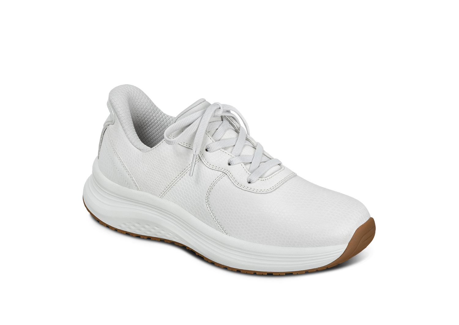 <div class='lum-box'><h4 class='fontColor_blue lum-font-size'>STRIDE</h4></div>
        		 <div class='lum-font-cnt'>Feel soft, cushioned steps with this sleek leather sneaker that slips on and keeps you moving pain-free.</div>