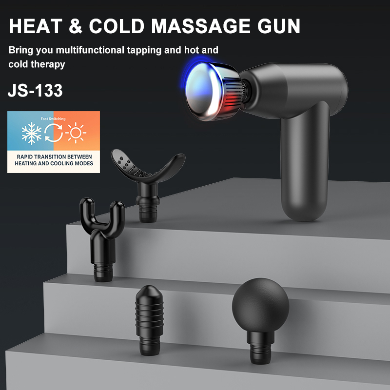<div class='lum-box'><h4 class='fontColor_blue lum-font-size'>JS-133 Heat & Cold massage Gun</h4></div>
        		<div class='lum-font-cnt'>JS-133 Heat & Cold Massage Gun relieves muscle fatigue, improves blood circulation, and provides full-body relaxation with soothing hot and cold therapy.</div>