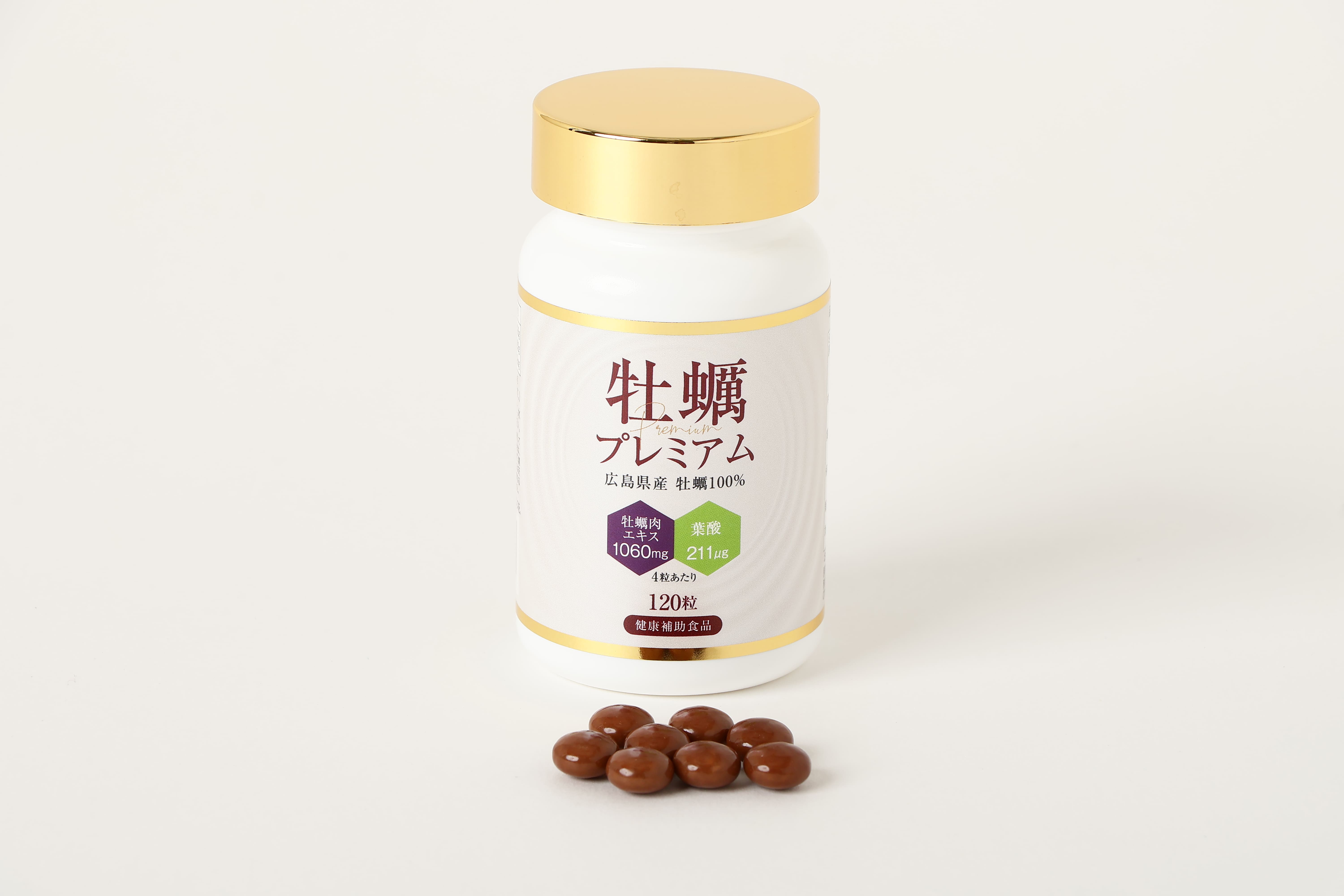 <div class='lum-box'><h4 class='fontColor_blue lum-font-size'>OYSTER PREMIUM</h4></div>
        	 <div class='lum-font-cnt'>This health food product contains a high concentration of oyster meat extract made from 100% Hiroshima-grown oysters. Using a patented low-temperature water-bath extraction method, the ingredients are carefully processed to preserve their natural qualities. Each capsule contains 265 mg of oyster meat extract (equivalent to the nutritional value of four oysters) and 53 μg of folate. Hand-applied coating improves ease of intake. OEM production is available from as few as 100 units.</div>