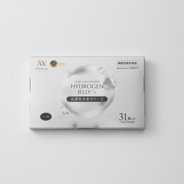 <div class='lum-box'><h4 class='fontColor_blue lum-font-size'>高濃度水素ゼリーＳ（エス） アンチドーピング認証取得</h4></div><div class='lum-font-cnt'>ゼリー1本で水素水1リットル分の水素を手軽に摂ることができます。たっぷりの水素と一緒に、L-カルニチン、BCAA、エラスチンを摂ることができます。アンチドーピング認証取得しておりプロアスリートもお召し上がりいただけます。運動意識の高い方に特におすすめです。卸のほか、オリジナル処方のご用命も承ります。</div>